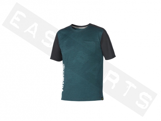 T-shirt MTB YAMAHA E-CYCLE Alp grijs/blauw heren